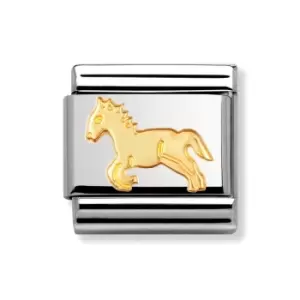 Image of Nomination Classic Gold Horse Charm