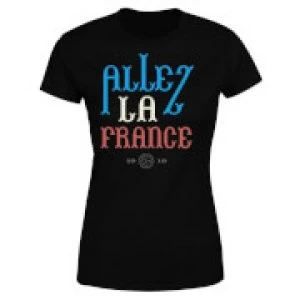 image of Allez La France Womens T-Shirt - Black - 3XL