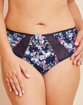 image of Sculptresse Candi Floral Print Briefs