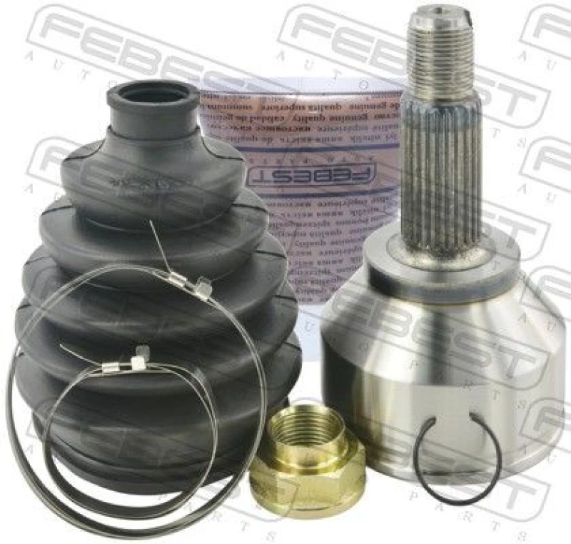 Image of FEBEST 1910-R60 CV Joint Front Axle Joint Kit,drive shaft (5)