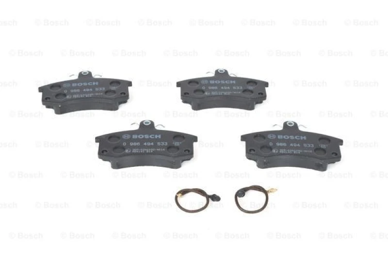 Image of Bosch 0 986 494 533 Brake pad set Low-Metallic Brake Pad Set,disc brake (402)