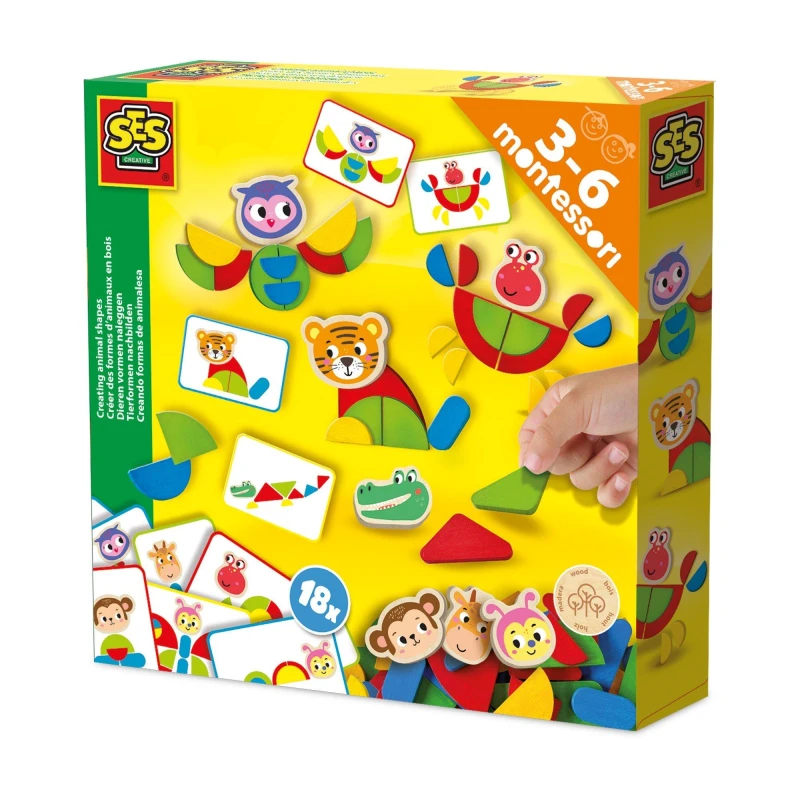 Image of SES Creative Montessori - Creating animal shapes Multi unisex One Size