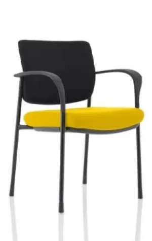 Image of Brunswick Deluxe Black Frame Bespoke Seat Senna Yellow