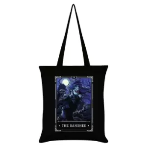 image of Deadly Tarot Legends The Banshee Tote Bag (One Size) (Black/Blue)