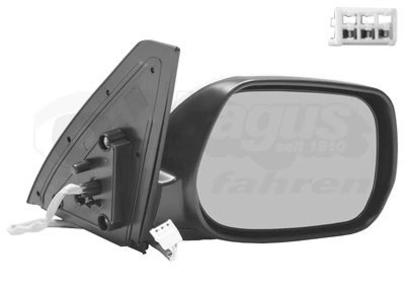Image of VAN WEZEL Wing mirror VAN WEZEL 5377806