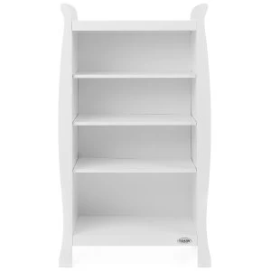 image of Obaby Stamford Sleigh Bookcase - White