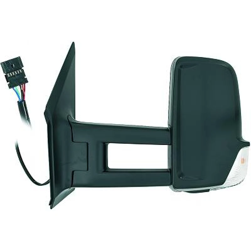 Image of DIEDERICHS 2281425 Wing mirror Left, Heatable blind spot mirror, Grained Outside Mirror (50)