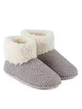 Image of TOTES Memory Foam Bobble Boot - Grey, Size 6, Women