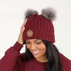Image of Aubrion Kennington Double Pom Pom Hat - Red