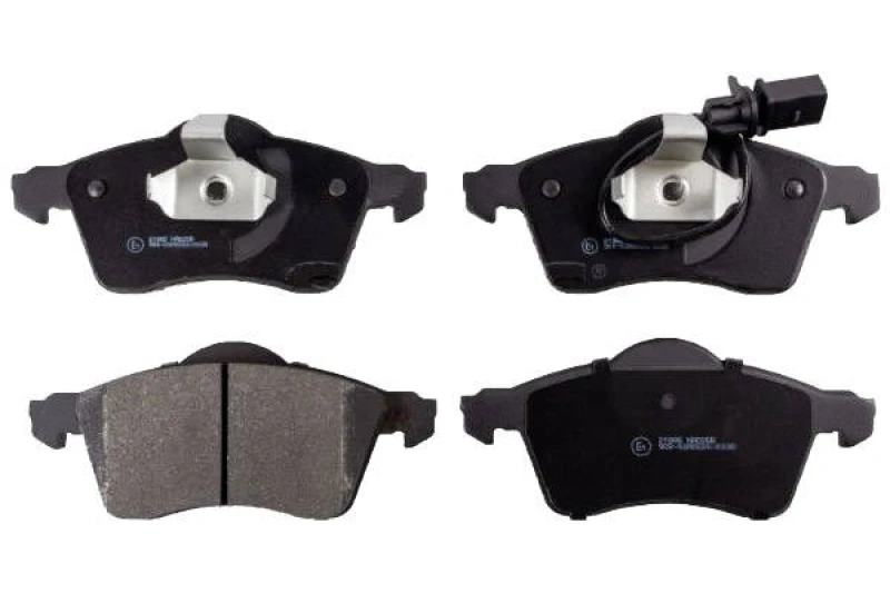 Image of SWAG 30 91 6464 Brake pad set Front Axle, incl. wear warning contact, with piston clip Brake Pad Set,disc brake (402)