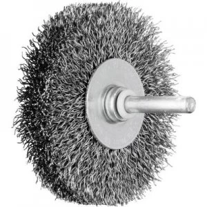 image of PFERD Round brush with shaft, ungezopft RBU 7015/6 ST 0.30 43105001 10 pc(s)