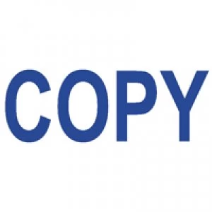 Image of Colop Green Line Word Stamp COPY Blue C144836COP