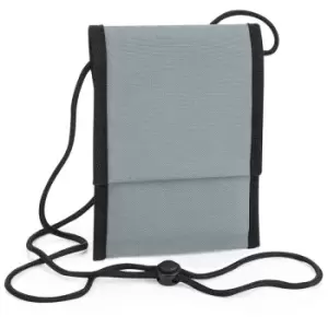 image of Recycled Neck Pouch (One Size) (Grey) - Bagbase