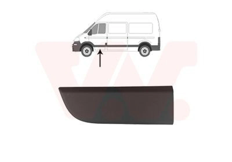 Image of VAN WEZEL Door moulding trim VAN WEZEL 4388421