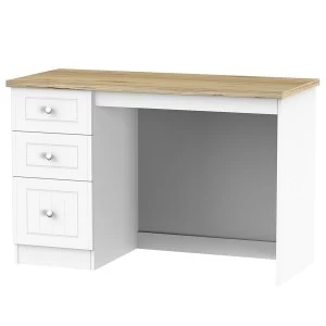 Image of Robert Dyas Wilcox Ready Assembled Dressing Table - Porcelain Ash