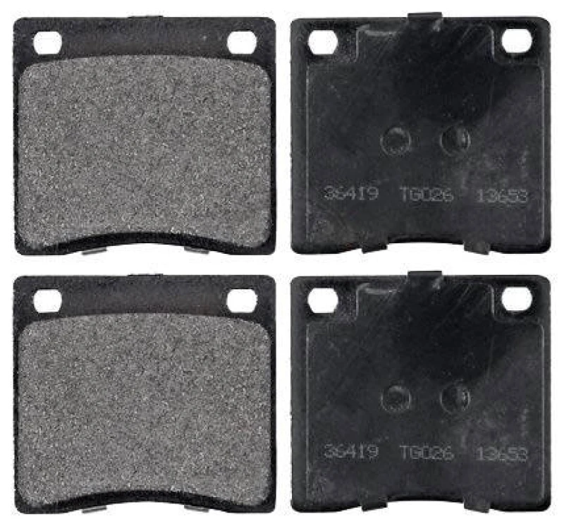 Image of A.B.S. 36419 Brake pad set without integrated wear sensor Brake Pad Set,disc brake (402)