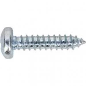 image of Sealey STPP5525 Self Tapping Screw 5.5 x 25mm Pan Head Pozi Zinc DIN 7981CZ