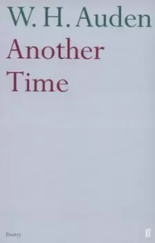 Image of Another time by W.H. Auden