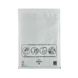 Image of Mail Lite Bubble Postal Bag White J6-300x440 Pack of 50 101098087