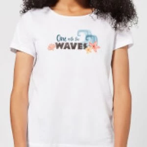 image of Moana One with The Waves Womens T-Shirt - White - 5XL