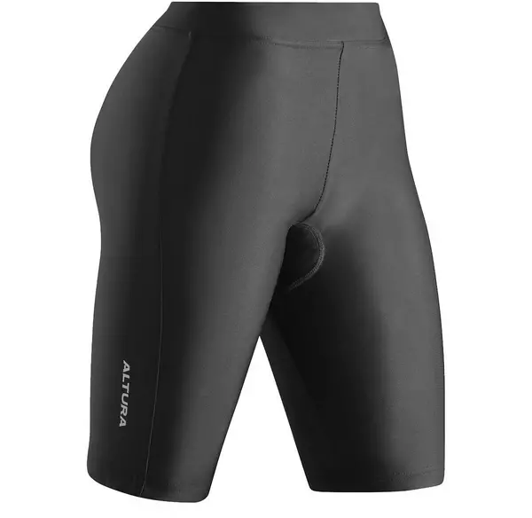 image of Altura Womens Airstream Waist Cycling Shorts 14 BLACK