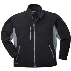 Image of Portwest TX40BKRXXXL - sz 3XL Portwest Texo Heavy 2 Tone Fleece - Black