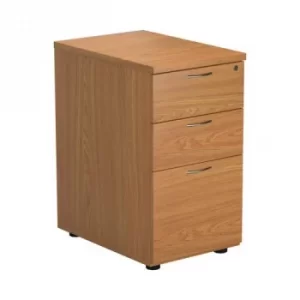Image of Jemini Nova Oak 3 Drawer Desk High Ped 600 TESDHP3NO