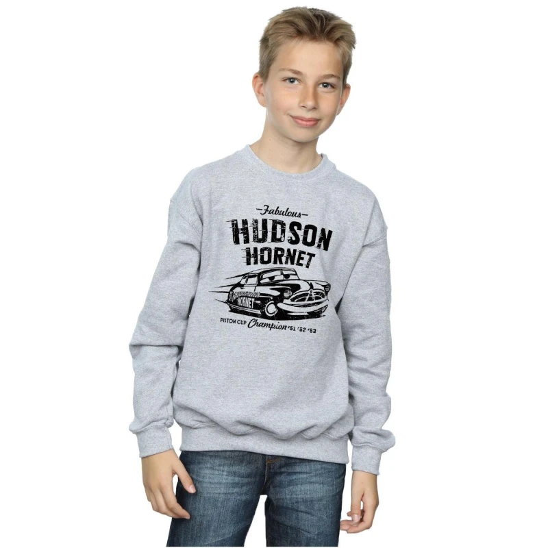 Image of Disney Cars Hudson Hornet Sweatshirt Grey male