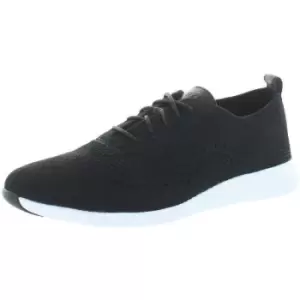 Image of Cole Haan Womens/Ladies 2.Zerogrand Leather Trim Stitchlite Oxford Shoes (4 UK) (Black/Optic White)