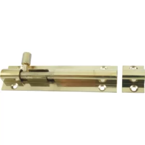 Image of 200MM Brass Barrel Bolt 1 .1/2" W C/W Brass Screws