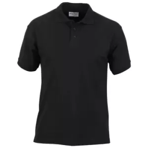 Absolute Apparel Mens Precision Polo (5XL) (Black)