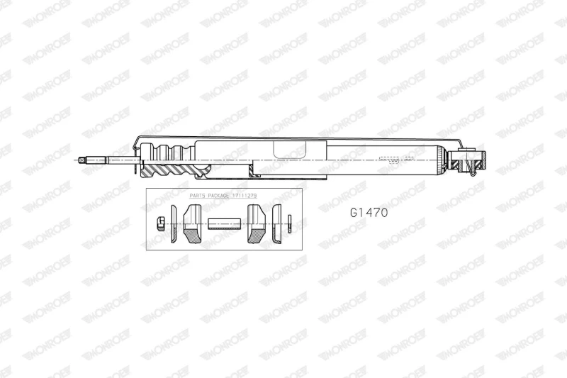 Image of MONROE Shock absorber MONROE G1470