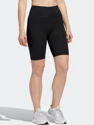 Image of adidas Optime Training Bike Short Tights, Black Size XS Women