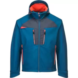 Image of Portwest DX4 Mens Softshell Jacket Metro Blue 2XL
