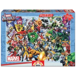 Image of Marvel Heroes Collage Jigsaw Puzzle (1000 Pieces)
