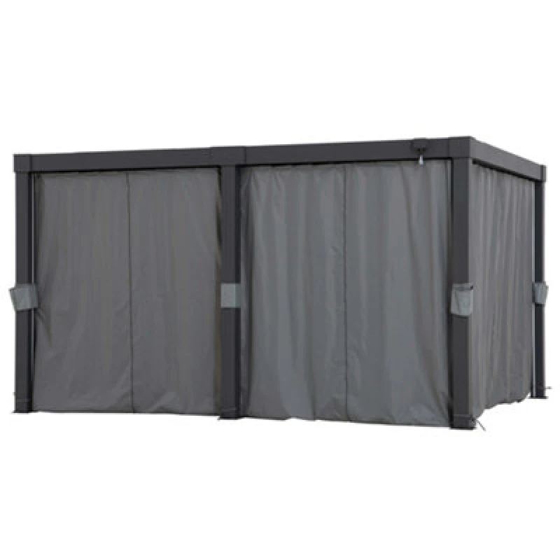 Image of Sunjoy Replacement Curtain For Louvered Pergola 3M X 4M