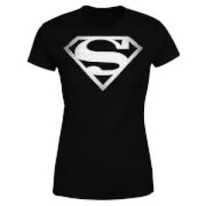 Image of DC Originals Superman Spot Logo Womens T-Shirt - Black