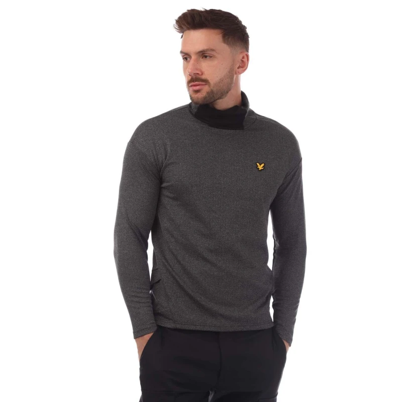 Image of Lyle and Scott Summer Snood Midlayer Black male L