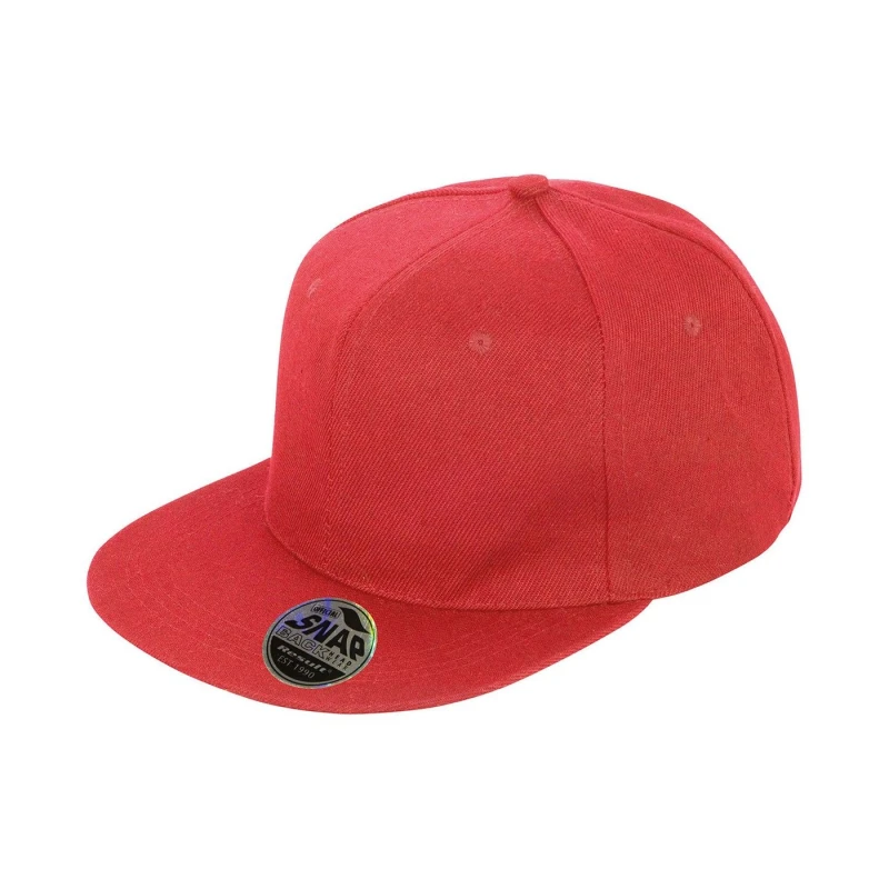 Image of Result Result Men Original Bronx Snapback Cap in Red Red One Size Male 5063425915088