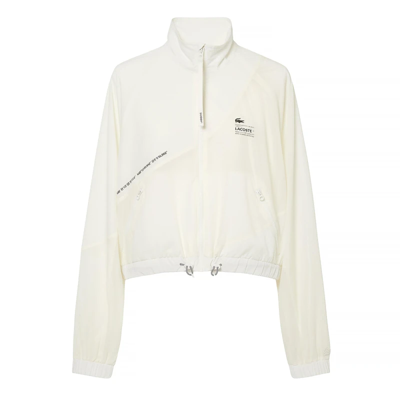 Image of Lacoste Mesh Lined Nylon Jacket Pink female 8