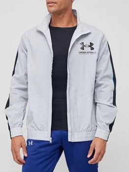 Image of Urban Armor Gear Training Woven Track Jacket - Grey/Black, Grey/Black, Size S, Men