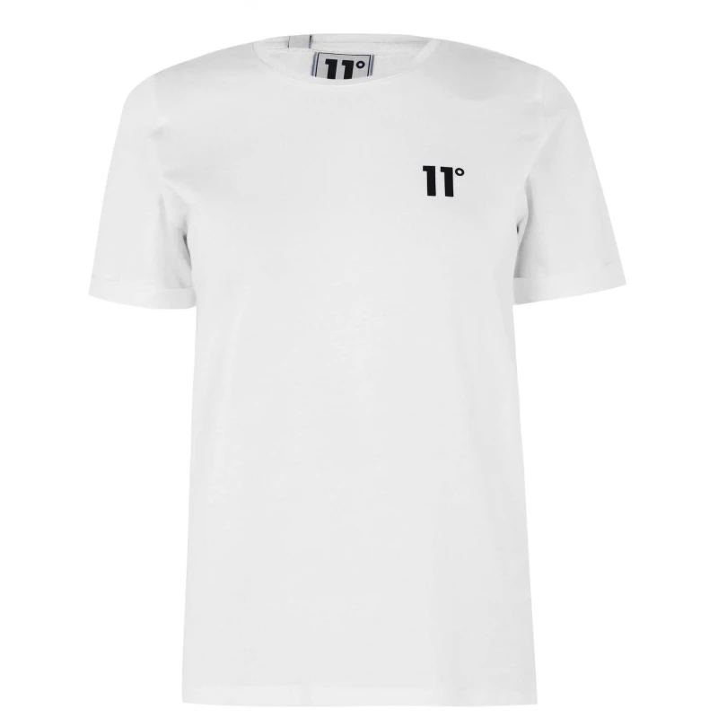 Image of 11 Degrees Core T-Shirt - White White 8