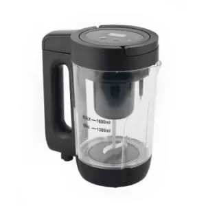 image of Salter EK5119 1.6L Tritan Soup Maker - Black And Clear