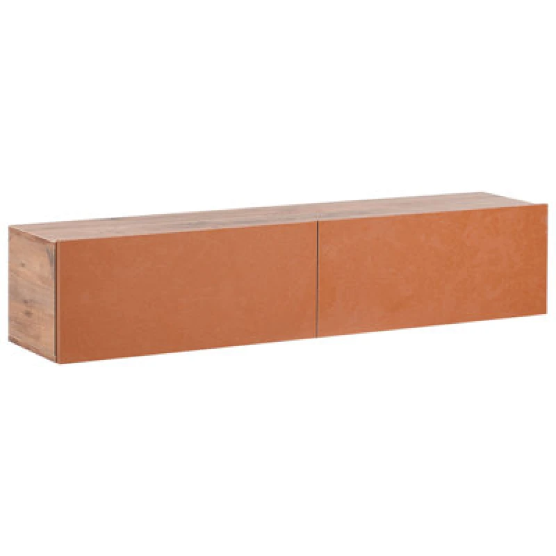 Image of Beliani Wall Mounted TV Stand GLADSTONE Red, Red 607975