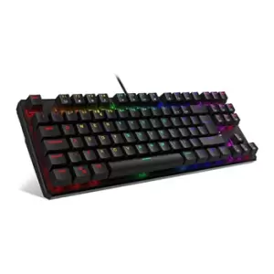 Image of Tecware Phantom RGB 88-Key Backlit Mechanical Keyboard (Red Switch)