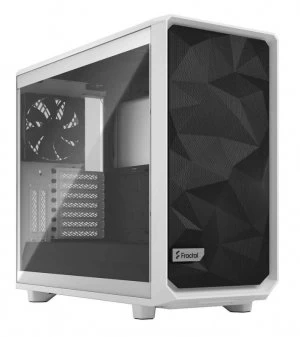 image of Fractal Design Meshify 2 White Windowed Mid Tower PC Gaming Case