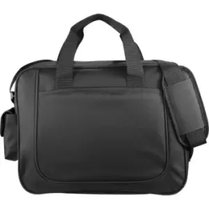 image of Bullet The Dolphin Business Briefcase (37.8 x 5.5 x 29.5cm) (Solid Black) - Solid Black