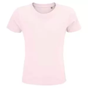 Image of SOLS Childrens/Kids Crusader Organic T-Shirt (12 Years) (Pale Pink)