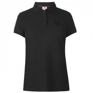 Image of Lonsdale Lion Polo Shirt Ladies - Black
