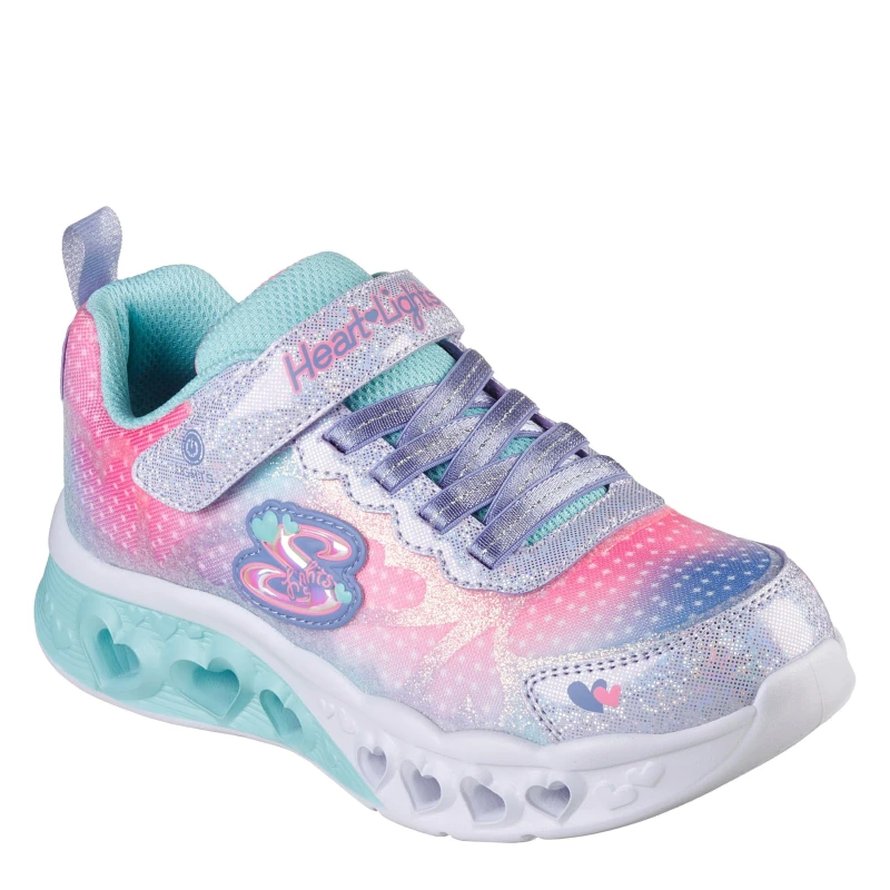 Image of Skechers Flutter Heart Child Girl Trainers - Purple Purple C13